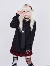 QOOZA × しゅごキャラ！ / ブラックシャツネクタイ