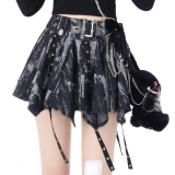 SELECT / ［CRAZYGIRL］タイダイデニムスカート