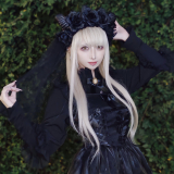 SELECT / ブラックローズホーンヘッドバンド