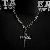【即納】ARTRICK / Black Cross Necklace ネックレス（ART085）