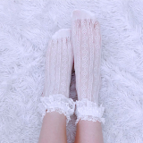 【即納】SELECT / レースショートソックス（581571）