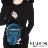 【即納】KILLSTAR / Grave Digger Skull Handbag [BLUE] ハンドバッグ（KSRA003091）