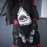 【即納】MALICIOUS.X / Triangle eyes arm cover［belt］（MAL034）