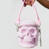 【即納】KILLSTAR / Grave Digger Skull Handbag [PASTEL PINK] ハンドバッグ（KSRA006206)