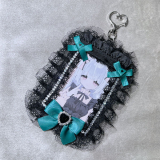 【即納】ののりぼん / メイド風チェキケース［ブラック×グリーン］（NON018）