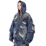 SELECT / ［PINKSPINK］ダメージデニムジャケット