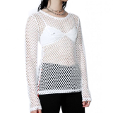 SELECT / メッシュトップス［WHT］