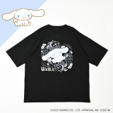 QOOZA×シナモロール×東京13零式 / トリプルコラボ TEE［BLK］