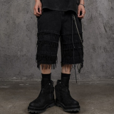 SELECT / ［UNDERWATER］DECAYED FRAYED DENIM SHORTS
