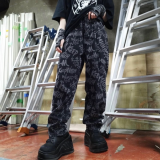 【即納】MISHKA / ALL-OVER GRAFF BLACK DENIM PANT パンツ（M61100901）
