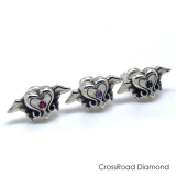 【即納】CrossRoad Diamond / Angel heart ピアス（CR-19PE）