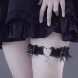 SELECT / リボンガーター［BLK］