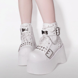 SELECT / ［TRS］Full of punk feeling 厚底プラットフォーム［WHT］