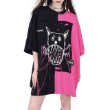 PINKSPINK / Cat Devil loose TEE