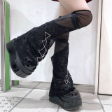 SELECT / ［Broken bone］スカルメッシュレッグウォーマー