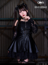 【予約】QOOZA × DEATH NOTE / MISA LASE LEATHER DRESS
