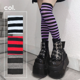 SELECT / ボーダーニーハイソックス