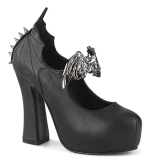 DEMONIA / DEMON-18 Blk Vegan Leather［DEMON18/BVL］パンプス