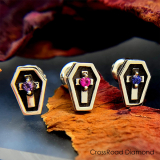 【即納】CrossRoad Diamond / Coffin ピアス（CR-4pe）
