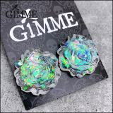 【即納】GiMME by dolly / ROSEピアスorイヤリング［オーロラ］（300989）