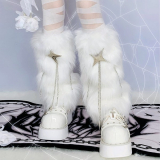 SELECT / ［Issue Girl］ファーレッグウォーマー［WHT］