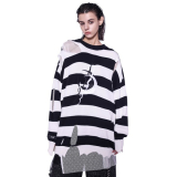 PINKSPINK / ダメージボーダーセーター