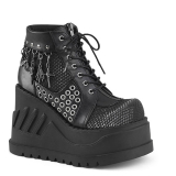 DEMONIA / STOMP-18［STO18/BVL-GYVEL］ブーツ