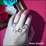 【即納】kuro_kawaE / リングチェーンリング（300765）