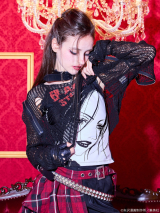 QOOZA × NANA / すけすけダメージニット