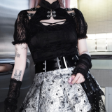 BLOOD SUPPLY / Goddess-Tops［BLK］