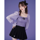 SAGI DOLLS / Chiffon lantern sleeve top（SG0125）