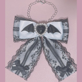 【即納】ののりぼん / デビルリボン バッグチャーム ［薄水色］（NON014）